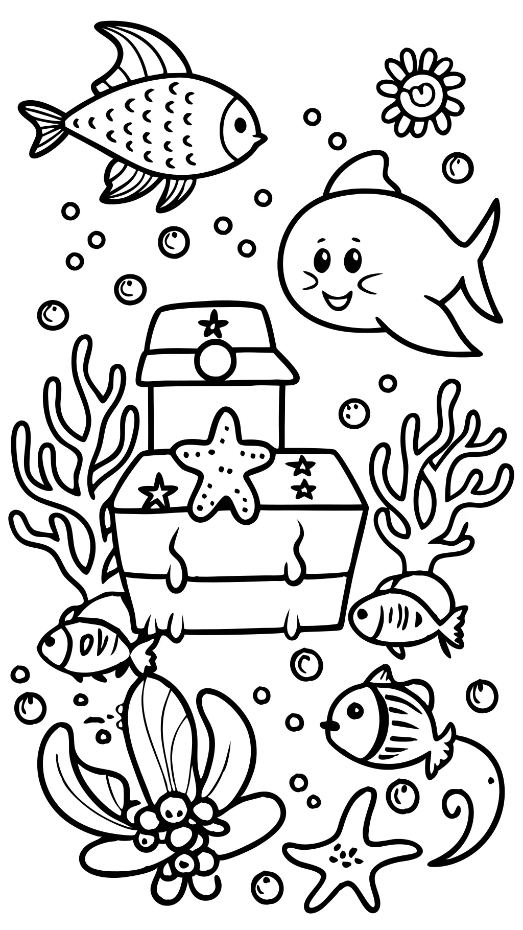 under the sea coloring pages